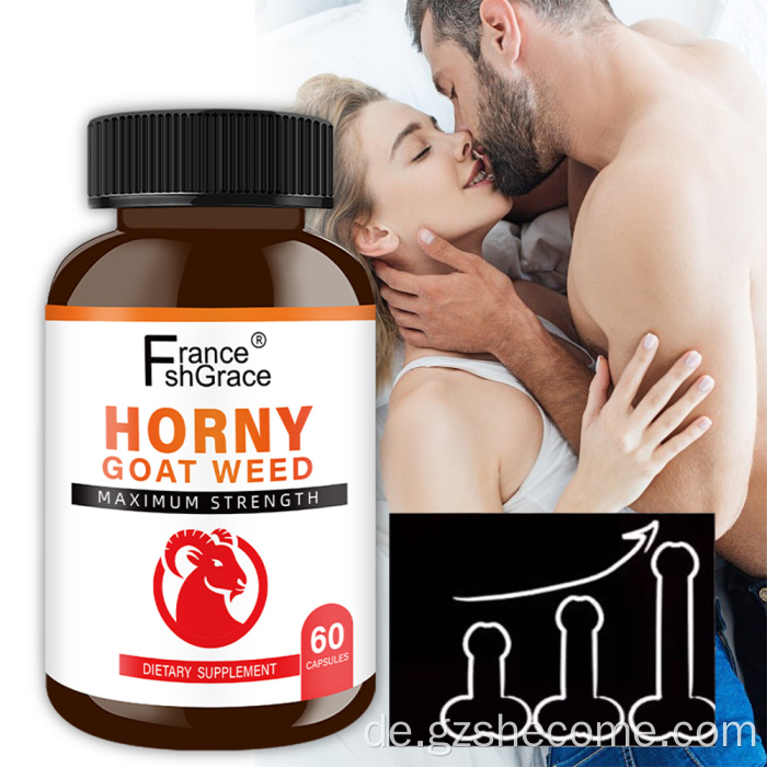 Shecome Maca-Wurzel-Kapseln Horny Goat Weed-Kapseln